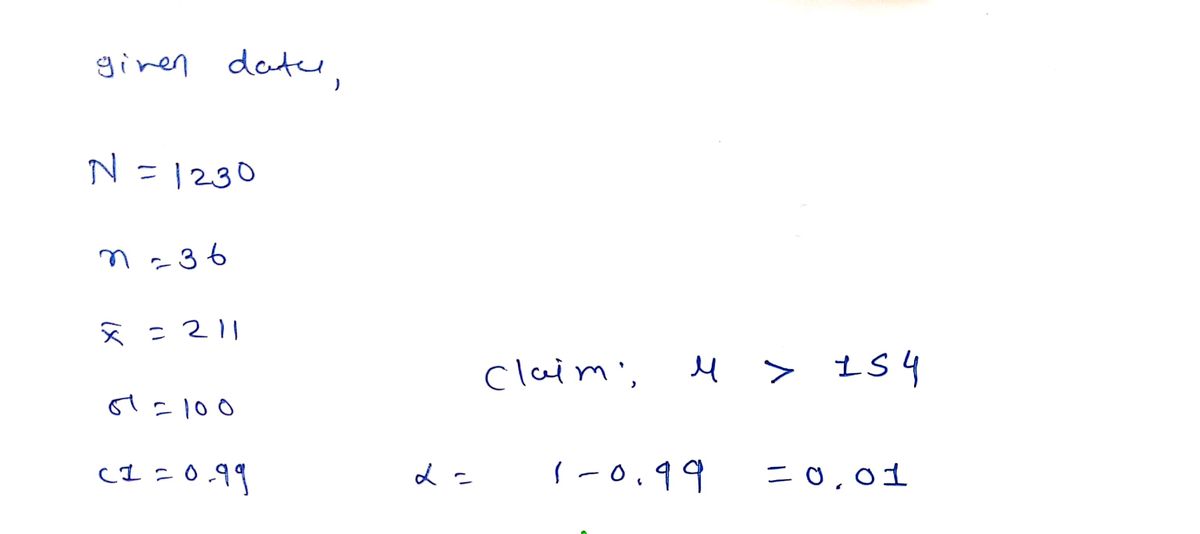 Statistics homework question answer, step 1, image 1